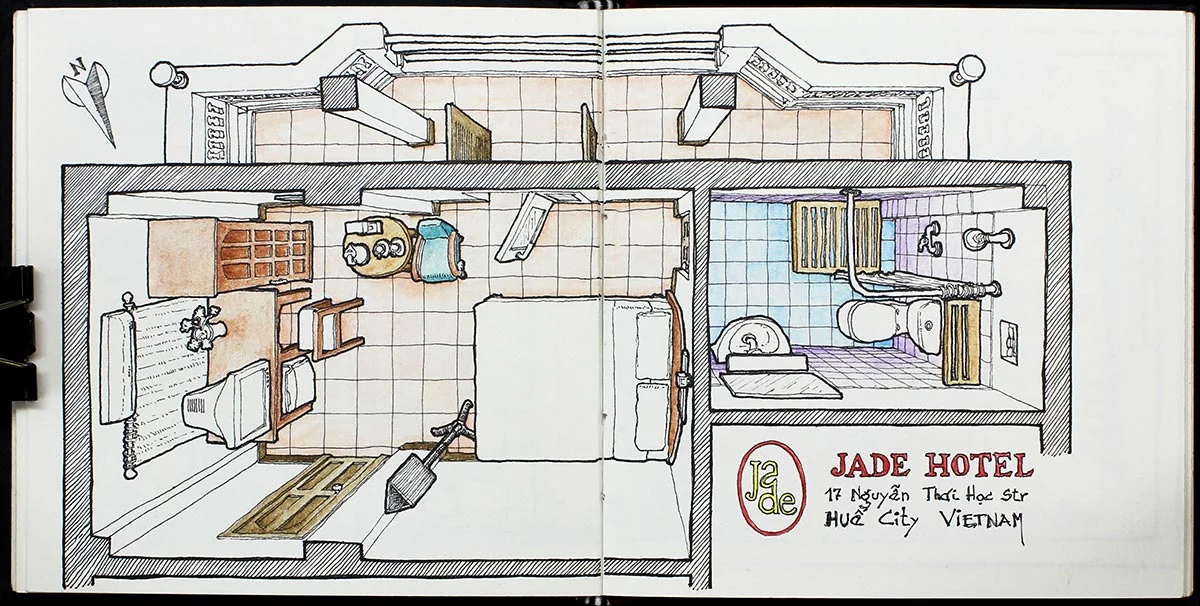 Jade Hotel in Hue, Vietnam
