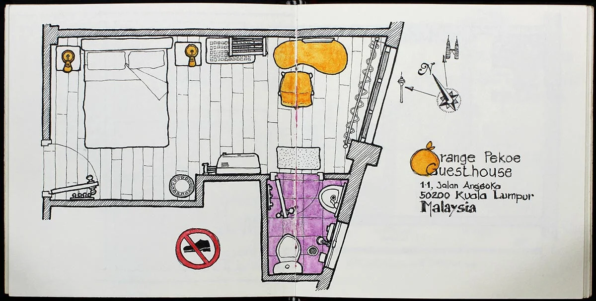 Orange Pekoe Guest House in Kuala Lumpur, Malaysia