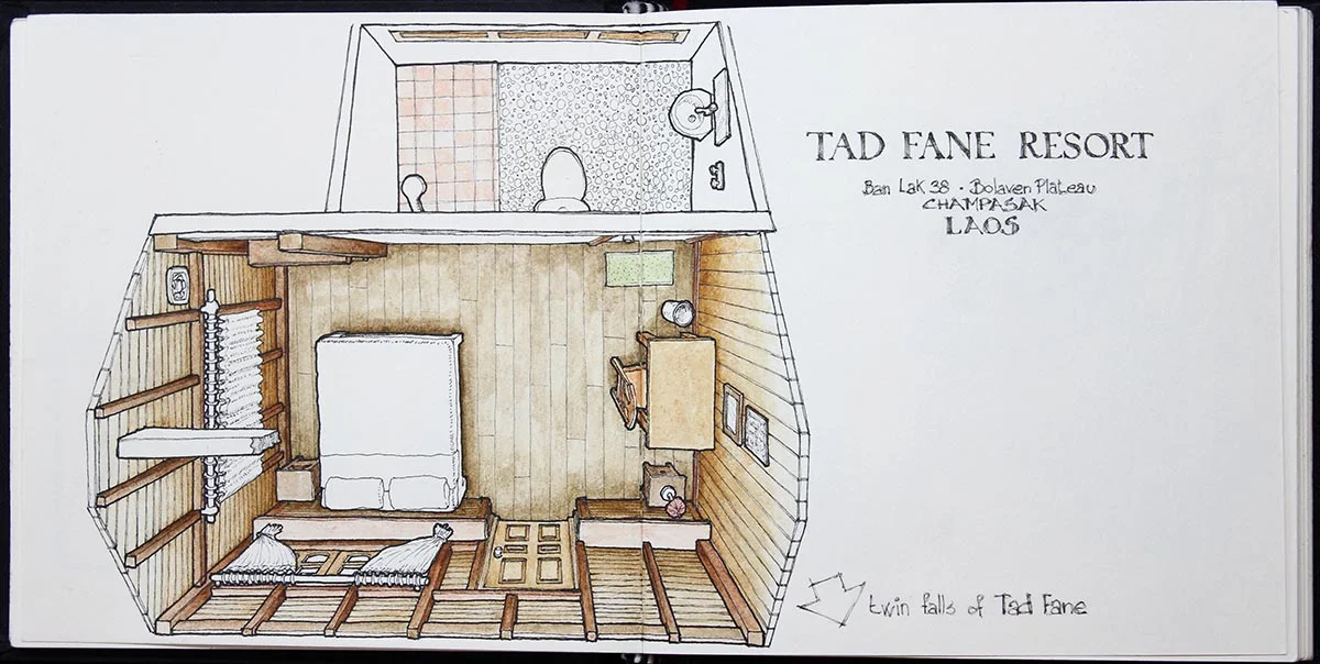 Tad Fane Resort in Bolaven Plateau, Laos